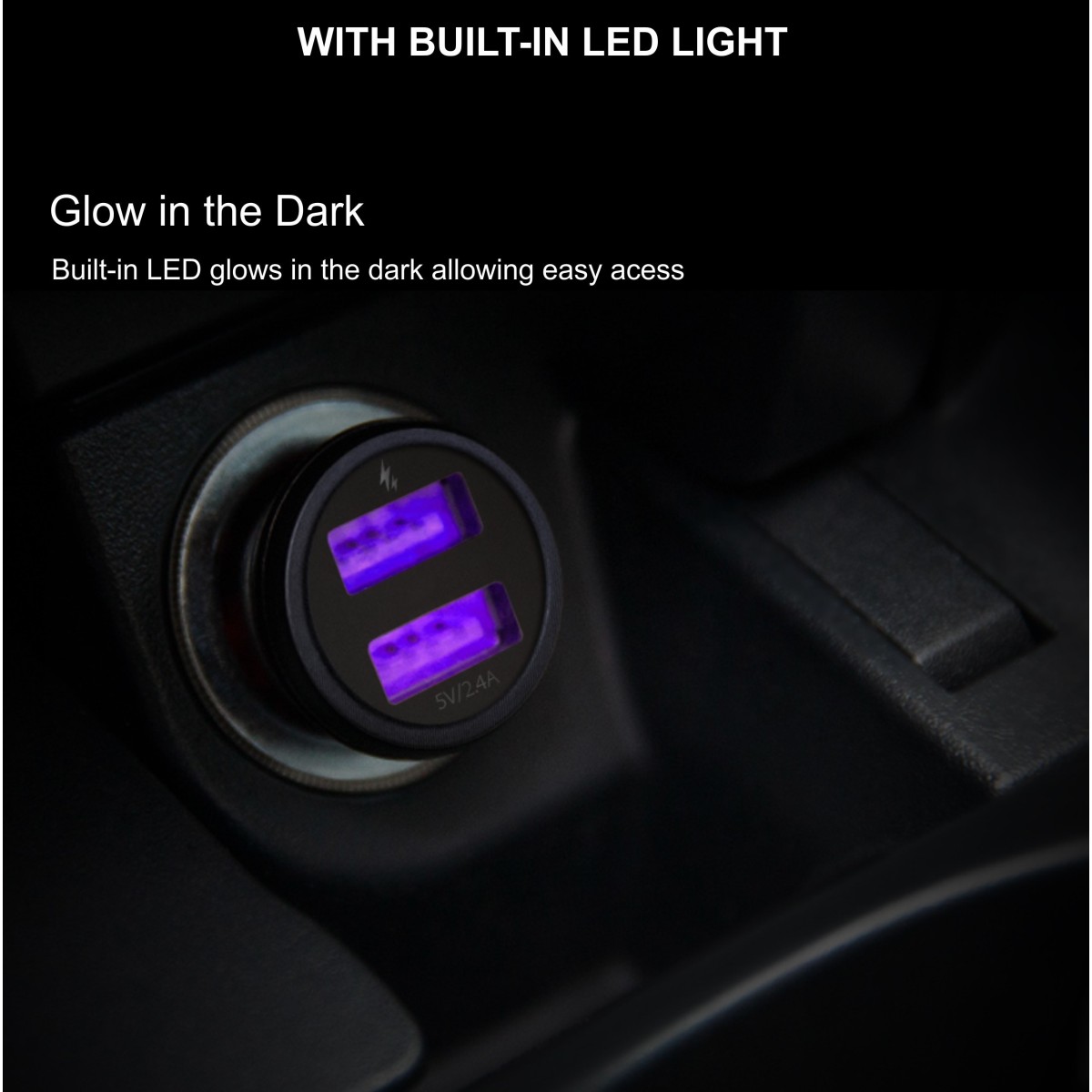 Bergmann 27 W Qualcomm 3.0 Turbo Car Charger (Black, Silver, With USB Cable)