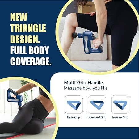 caresmith CS379 CHARGE Flex Cordless Massage Gun Massager