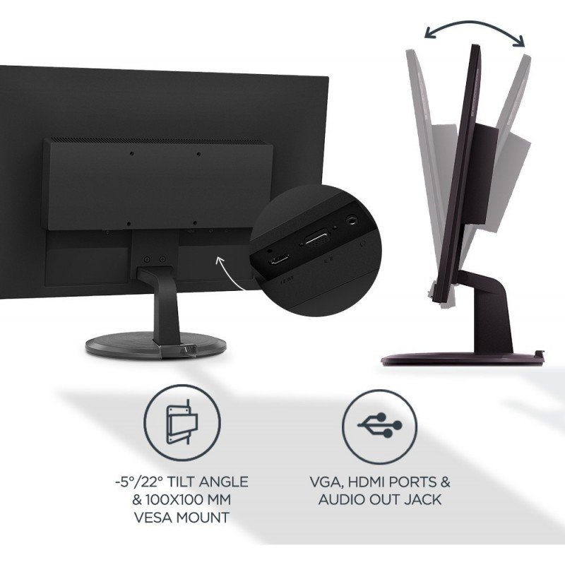 Lenovo 60.45 cm (23.8 inch) Full HD VA Panel 3-Side Near Edgeless with TUV Eye Care Monitor (D24-20/D24-40) Lenovo 60.45 cm (23.8 inch) Full HD VA Panel 3-Side Near Edgeless with TUV Eye Care Monitor (D24-20/D24-40)