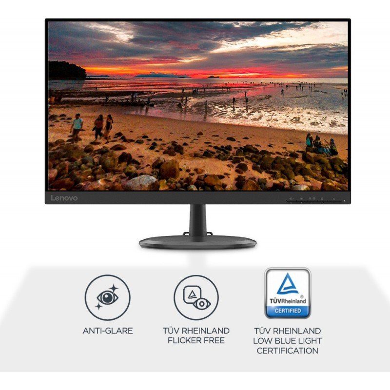 Lenovo 60.45 cm (23.8 inch) Full HD VA Panel 3-Side Near Edgeless with TUV Eye Care Monitor (D24-20/D24-40) Lenovo 60.45 cm (23.8 inch) Full HD VA Panel 3-Side Near Edgeless with TUV Eye Care Monitor (D24-20/D24-40)