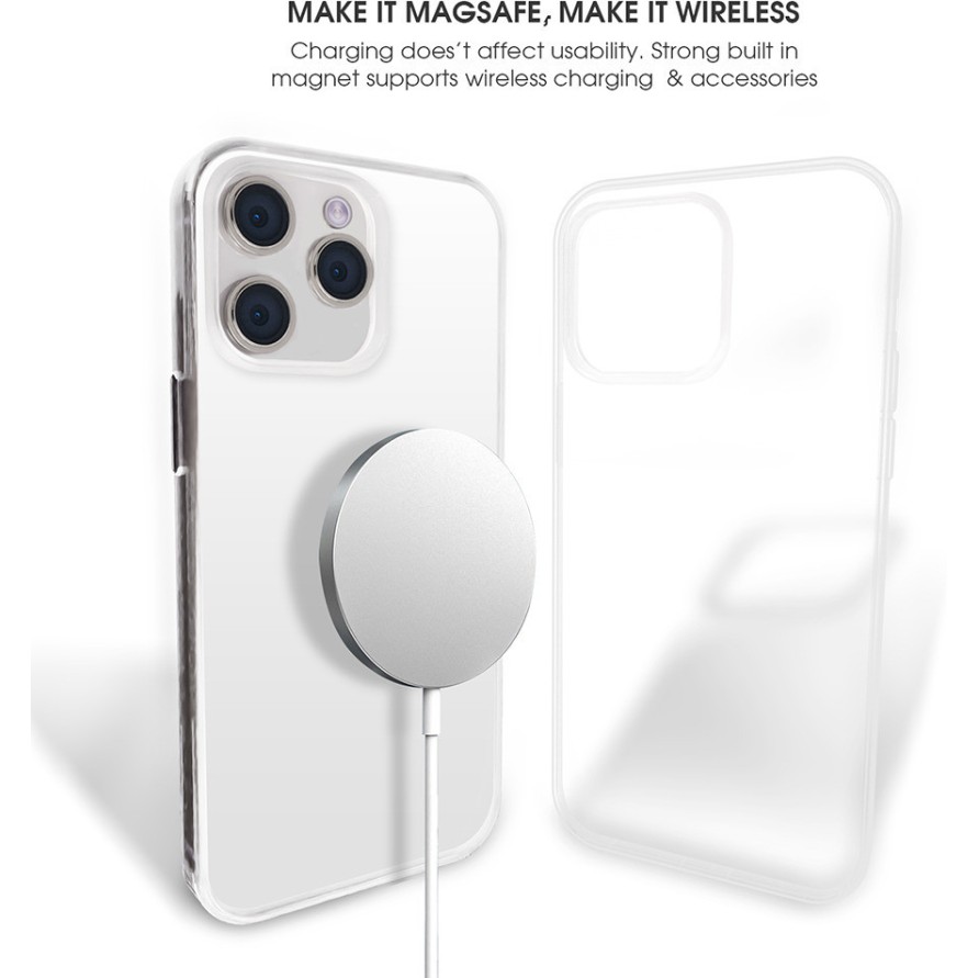 DUCE by GRIPP Back Cover for Apple iPhone 15 Pro (Transparent, Dual Protection, Pack of: 1)