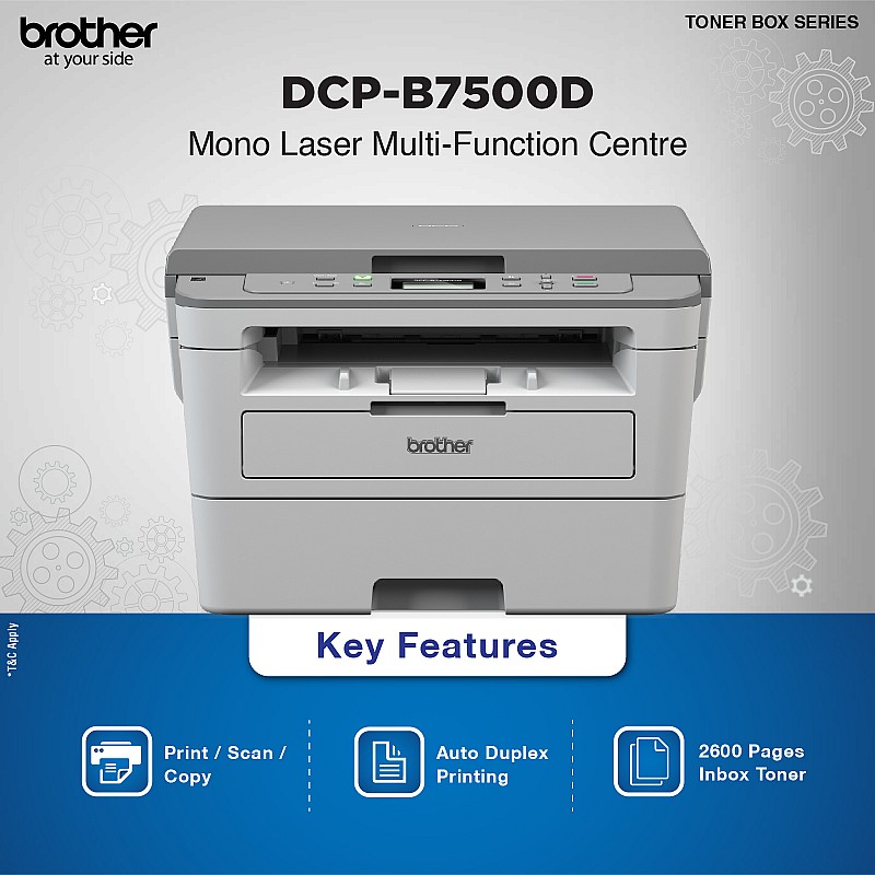 Brother DCP-B7500D Multi-Function Monochrome Laser Printer