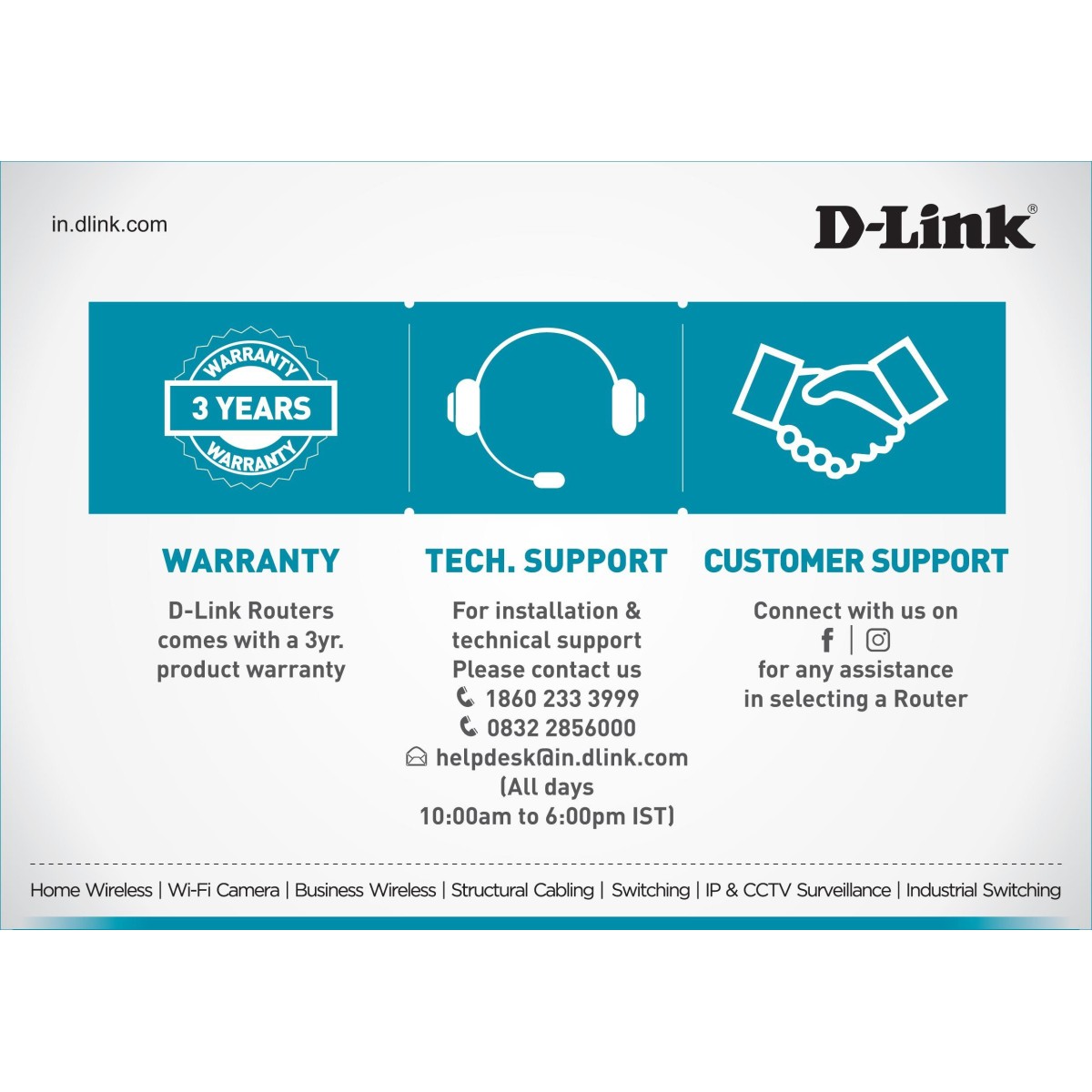D-Link DIR-X6060 Mesh Router 2.4 GHz, 5 GHz 6000 Mbps Wifi Speed Dual Band External Antenna Ethernet (Cable Broadband)