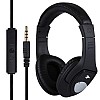 eKlasse EKWHP08BAI Black+EKWHP08BAI Blue Wired Headphone Bundle (Black)