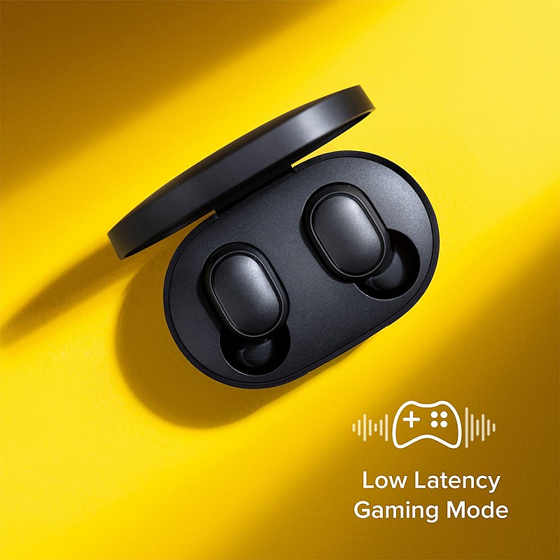 Redmi Earbuds S (with Gaming Mode), Up to 12 Hours of Playback time, IPX4 Sweat & Splash Proof, DSP ENC for Calls