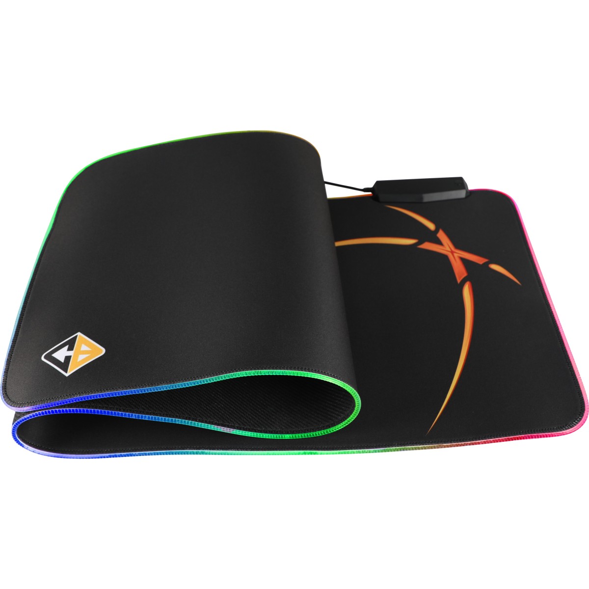 Cosmic Byte Equinox RGB Mousepad with 4 Port USB Hub, 1000x300x4MM (Black)