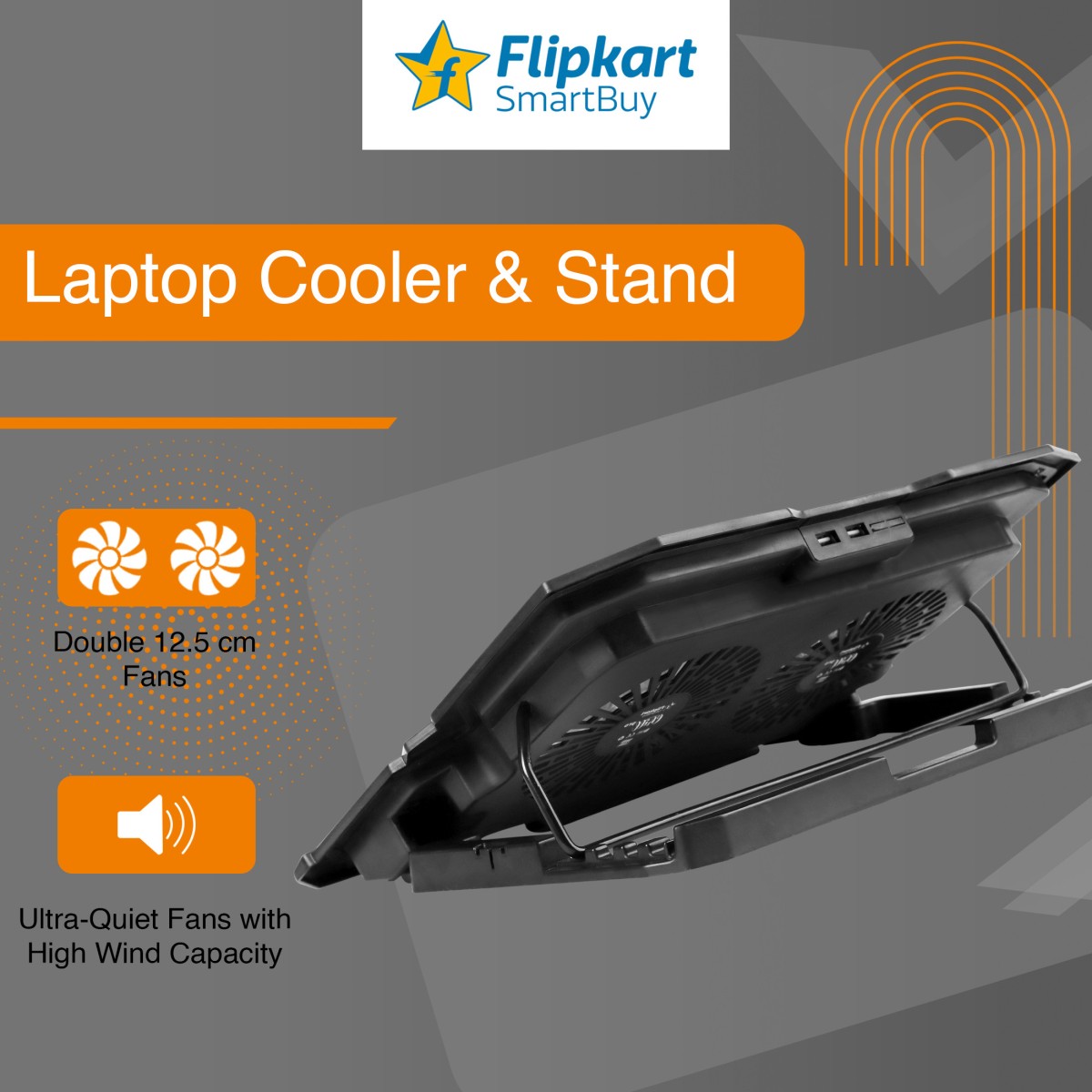 Flipkart SmartBuy FKSBCPK17 2 Fan Cooling Pad