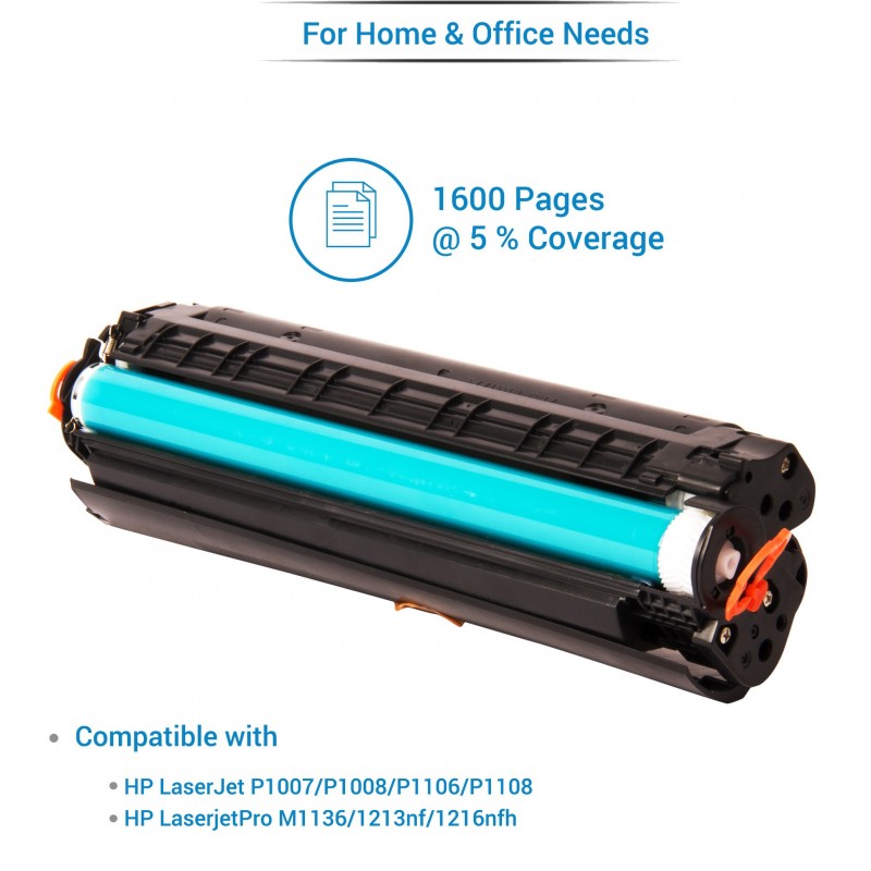 Flipkart SmartBuy 88A / CC388A Toner cartridge Black Ink Toner Flipkart SmartBuy 88A / CC388A Toner cartridge Black Ink Toner