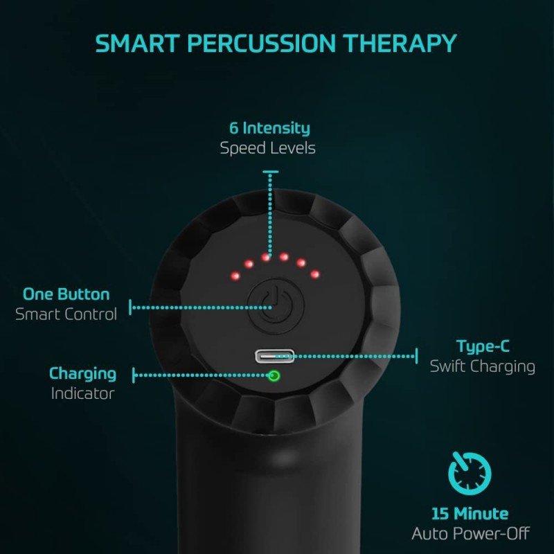 beatXP Deep Tissue Massage Gun Percussion Muscle Massager for Full Body Pain Relief of Neck, Shoulder, Back, Foot beatXP Deep Tissue Massage Gun Percussion Muscle Massager for Full Body Pain Relief of Neck, Shoulder, Back, Foot