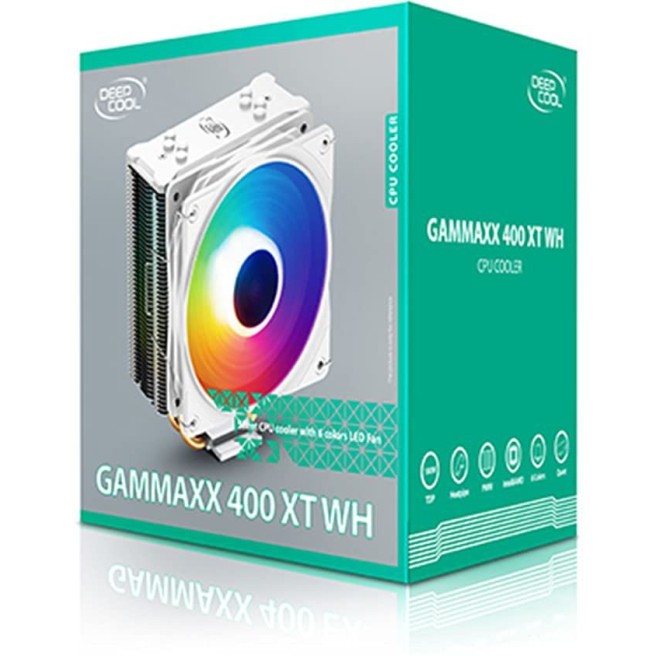 Deepcool gammaxx 400xt wh led cpu air cooler support intel lga1200/1151/1150/1155 I amd am4 Deepcool gammaxx 400xt wh led cpu air cooler support intel lga1200/1151/1150/1155 I amd am4