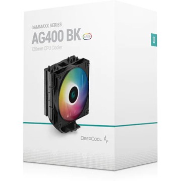 Deepcool Gammax AG400 BK 120mm Intel LGA1700/1200/1151/1150/1155 & AM5/AM4 Cooler (Black) Deepcool Gammax AG400 BK 120mm Intel LGA1700/1200/1151/1150/1155 & AM5/AM4 Cooler (Black)