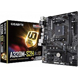 GIGABYTE GA-A320M-S2H (AMD Ryzen AM4 / MicroATX / 2xDDR4/ HDMI/ Realtek ALC887/ 3xPCIe/ USB3.1 Gen 1/ LAN/ Motherboard)