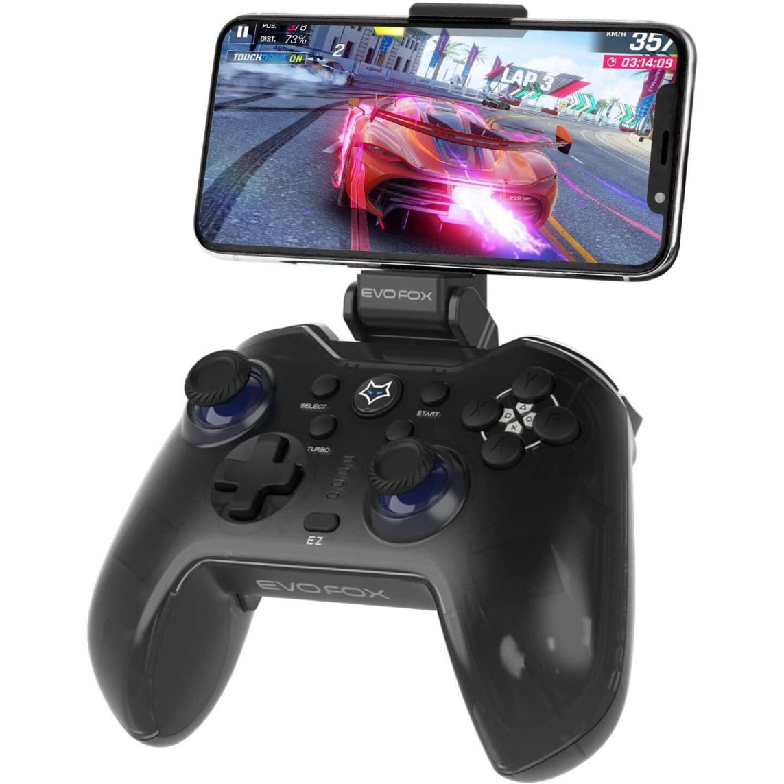 EVOFOX Go Wireless Bluetooth Gamepad (Grey, For Android, iOS)