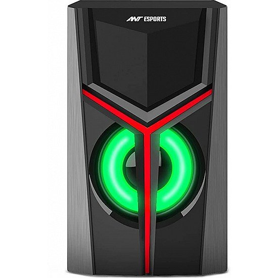 Ant Esports GS100 2.0 Multimedia Aux Connectivity, USB Powered and Volume Control Gaming Speaker (Black)