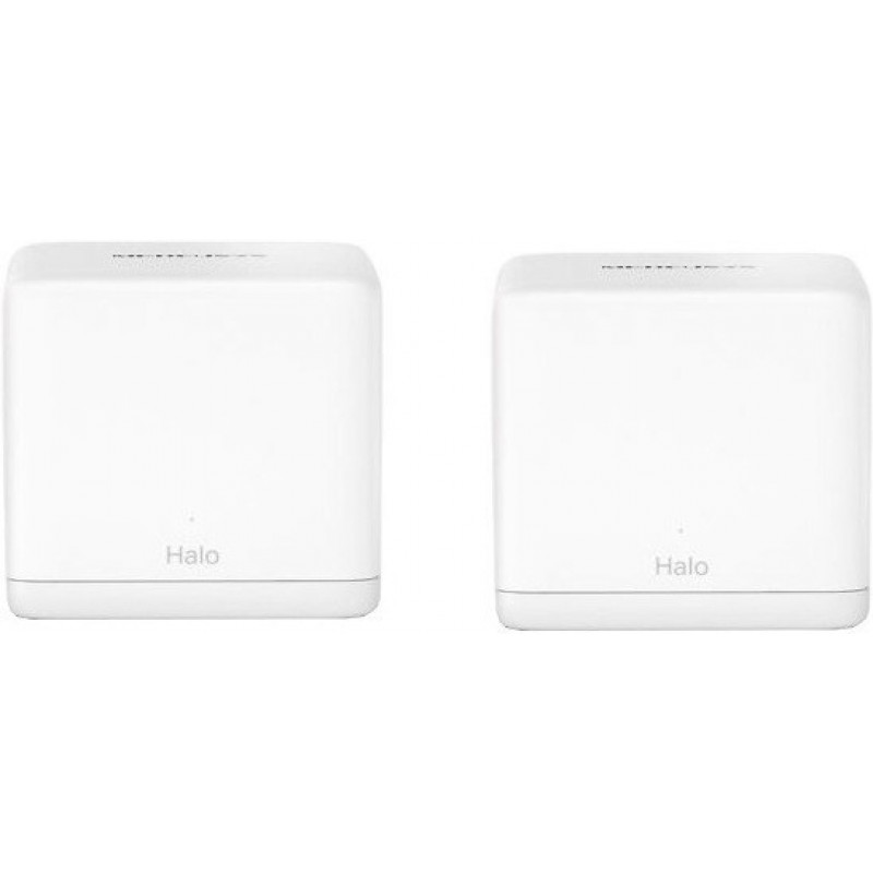 Mercusys Halo H30G(2-pack) Mesh Router 2.4 GHz, 5 GHz 1300 Mbps Wifi Speed Dual Band Internal Antenna Ethernet (Cable Broadband) (White) Mercusys Halo H30G(2-pack) Mesh Router 2.4 GHz, 5 GHz 1300 Mbps Wifi Speed Dual Band Internal Antenna Ethernet (Cable Broadband) (White)