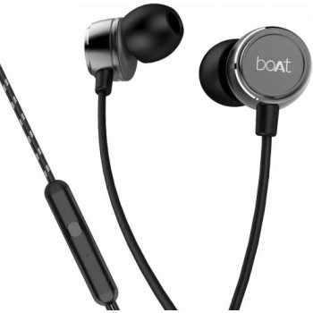 boAt BassHeads 172 Wired in Ear Earphone with Mic Black