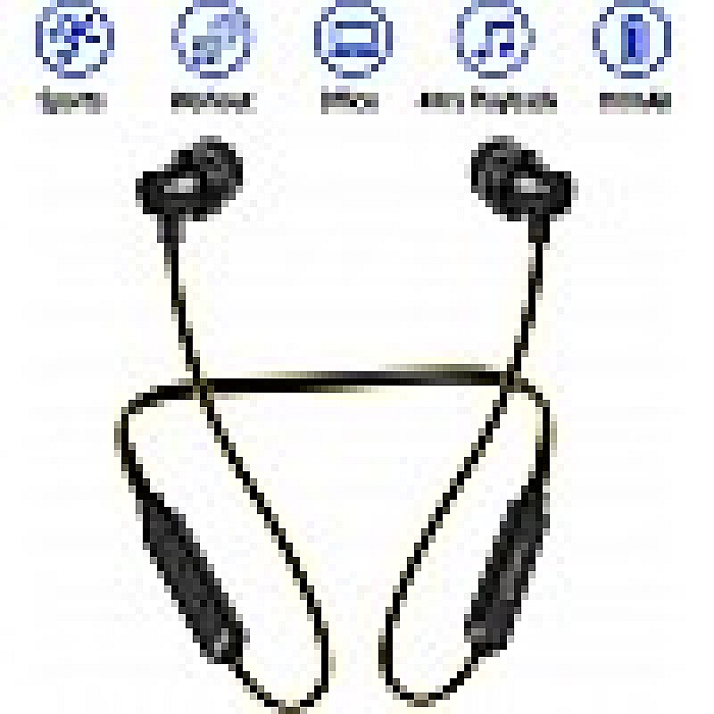 PTron InTunes Lite Neckband Bluetooth Headset  (Black, Yelow, In the Ear)