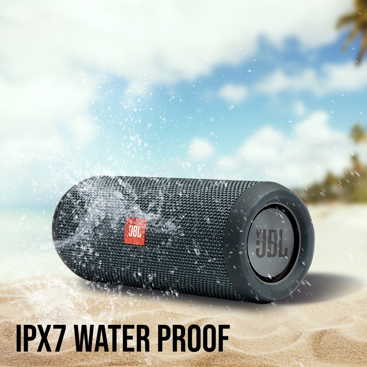 JBL Flip Essential IPX7 Waterproof Portable Bluetooth Speaker