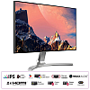 LG 23.8 inch (60.45 cm) Borderless LED Monitor 24MP88HV (Silver White) 