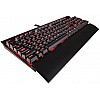 CORSAIR K70 Mechanical Gaming Keyboard-Red LED-USB Passthrough- Cherry MX Speed