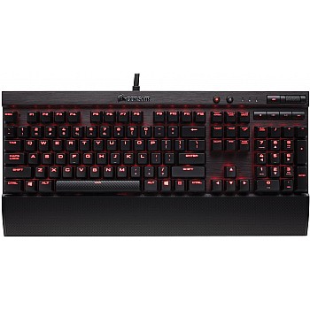 CORSAIR K70 Mechanical Gaming Keyboard-Red LED-USB Passthrough- Cherry MX Speed