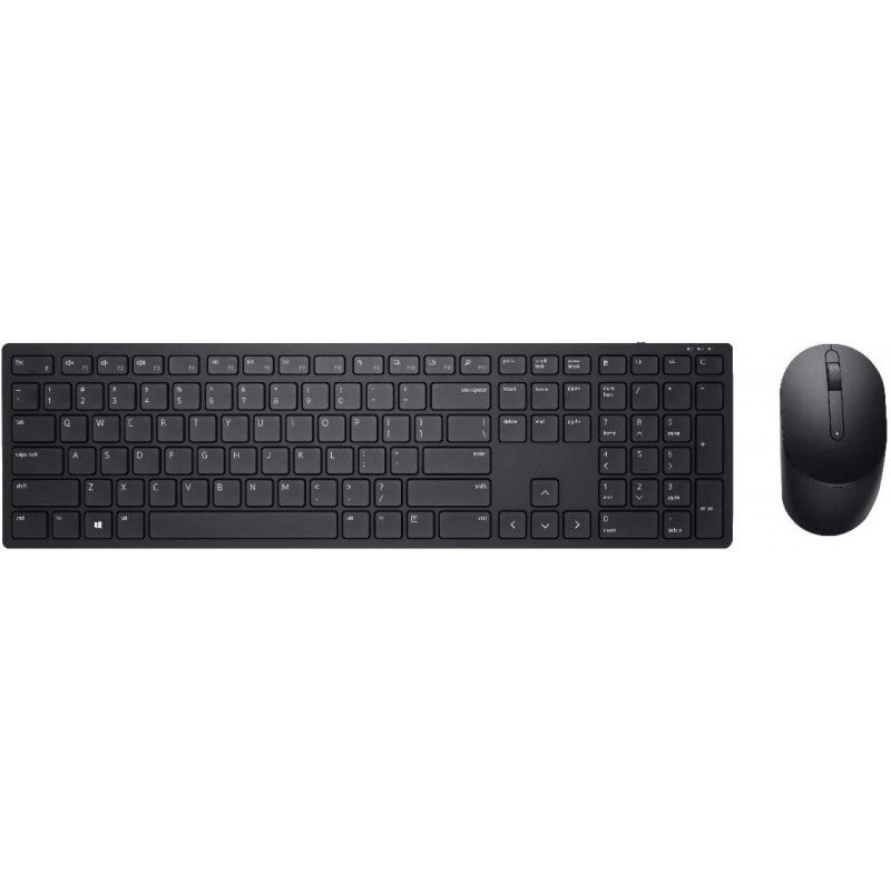 Dell KM5221W Pro Wireless USB Keyboard and Mouse Set Quiet Keyboard, Full-Sized Keyboard, Ambidextrous Mouse Black Dell KM5221W Pro Wireless USB Keyboard and Mouse Set Quiet Keyboard, Full-Sized Keyboard, Ambidextrous Mouse Black