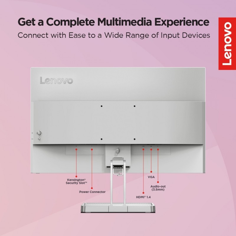 "Lenovo L24i-40 24-inch Full HD IPS LED Monitor – 99% sRGB, HDMI, Tilt Stand, Dual Speakers, Ultra-Slim Design" "Lenovo L24i-40 24-inch Full HD IPS LED Monitor – 99% sRGB, HDMI, Tilt Stand, Dual Speakers, Ultra-Slim Design"