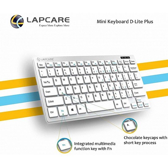 Lapcare lap-63 wired mini keyboard white