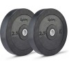 Lifelong Premium Quality Weight 2.5Kg Rubber Plate With 1 Rod For Home Gym Pack of 2 Plate 1 Rod