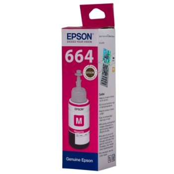 Epson T664 70 ml for L360/L350/L380/L100/L200/L565/L555/L130/L1300 Magenta Ink Bottle