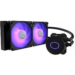 Cooler Master MasterLiquid ML240L RGB V2 CPU Liquid Cooler - Black | Support Intel & AMD CPU Socket AM5, AM4, AM3, LGA1700, 1200, 2066, 1151 | 3rd Gen Dual Chamber Pump | 240mm Close-Loop AIO