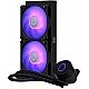 Cooler Master MasterLiquid ML240L RGB V2 CPU Liquid Cooler - Black | Support Intel & AMD CPU Socket AM5, AM4, AM3, LGA1700, 1200, 2066, 1151 | 3rd Gen Dual Chamber Pump | 240mm Close-Loop AIO