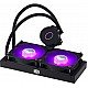 Cooler Master MasterLiquid ML240L RGB V2 CPU Liquid Cooler - Black | Support Intel & AMD CPU Socket AM5, AM4, AM3, LGA1700, 1200, 2066, 1151 | 3rd Gen Dual Chamber Pump | 240mm Close-Loop AIO