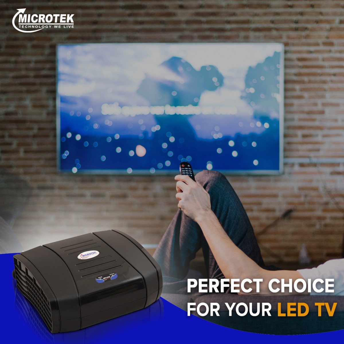 Microtek EMT 0790 Automatic Voltage Stabilizer (Black)