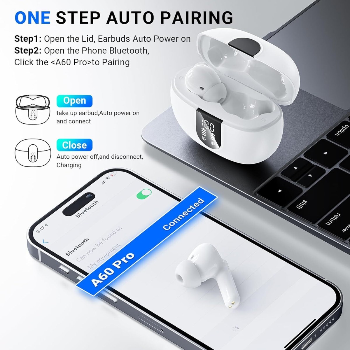 boAt Airdopes 141 ANC, Active Noise Cancellation(~32dB), 50ms Low Latency, 4Mics ENx,42Hrs Battery, Fast Charge,IPX5, v5.3 Bluetooth Earbuds-TWS Ear Buds Wireless Earphones with mic