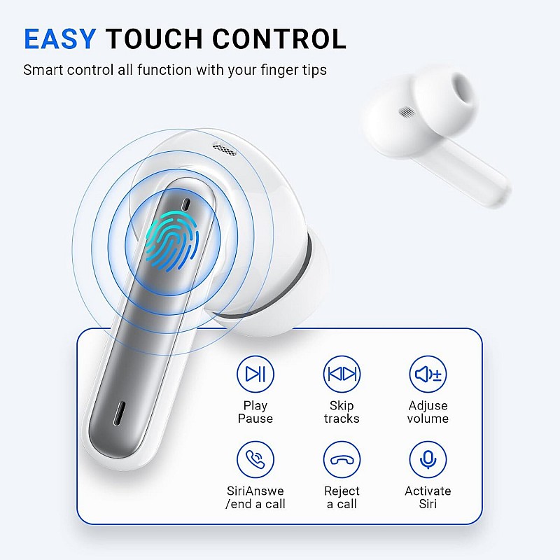 boAt Airdopes 141 ANC, Active Noise Cancellation(~32dB), 50ms Low Latency, 4Mics ENx,42Hrs Battery, Fast Charge,IPX5, v5.3 Bluetooth Earbuds, TWS Ear Buds Wireless Earphones with mic