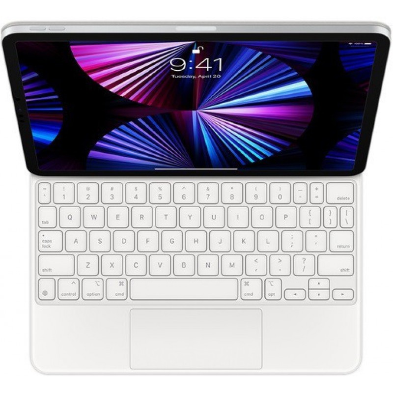 Apple Magic Keyboard for iPad Air 11 inch MJQJ3HN/A Bluetooth Tablet Keyboard (White) Apple Magic Keyboard for iPad Air 11 inch MJQJ3HN/A Bluetooth Tablet Keyboard (White)