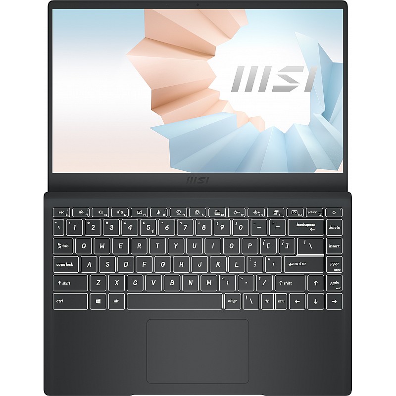 MSI Modern 14, Intel i5-10210U, 14" FHD IPS-Level 60Hz Panel Laptop (8GB/512GB NVMe SSD/Windows 10 Home/Intel UHD Graphics/Carbon Grey/1.3Kg)