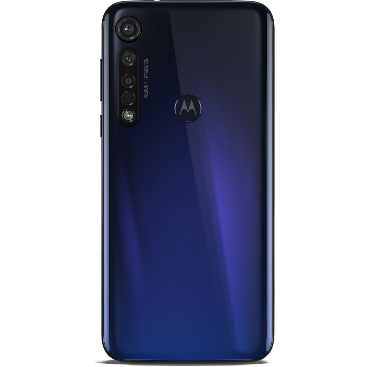 Motorola Moto G8 Plus Phone (Cosmic Blue, 64 GB, 4 GB RAM) refurbished
