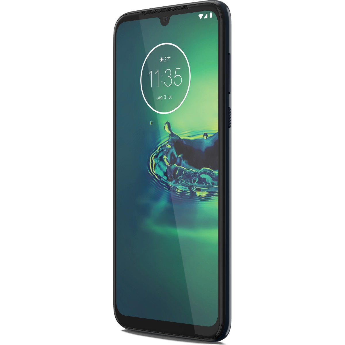 Motorola Moto G8 Plus Phone (Cosmic Blue, 64 GB, 4 GB RAM) refurbished