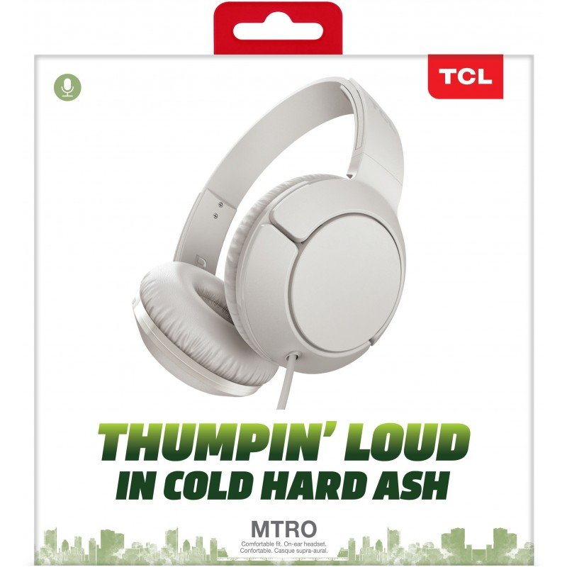 TCL Mtro200 Wired On Ear Headphone with Mic (Burgundy Crush) TCL Mtro200 Wired On Ear Headphone with Mic (Burgundy Crush)