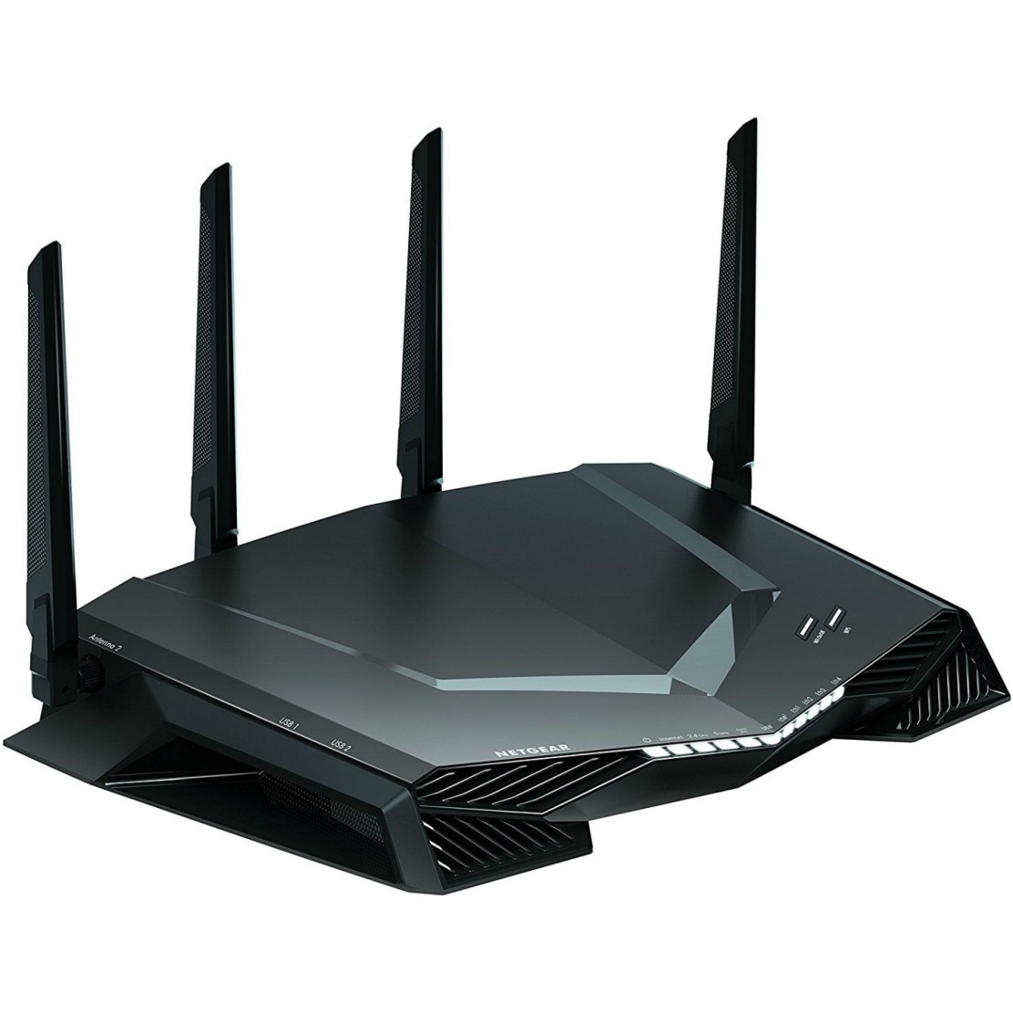 NETGEAR Nighthawk Pro Gaming XR500 Router 2.4 GHz, 5 GHz 2600 Mbps Wifi Speed Dual Band External Antenna Ethernet (Cable Broadband) (Black)