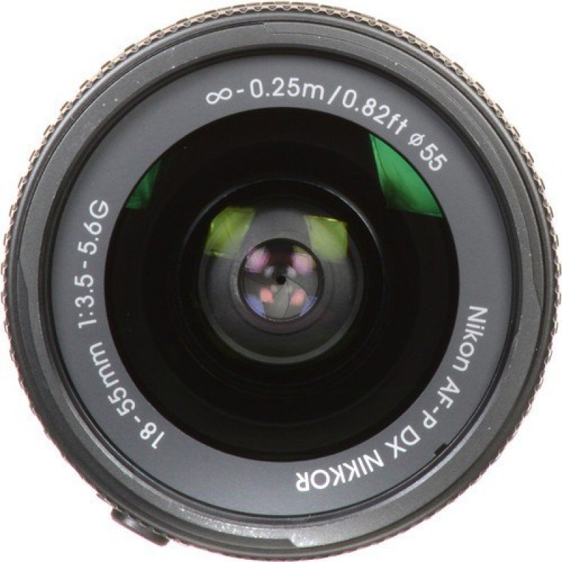 NIKON AF-P DX NIKKOR 18 - 55 mm F/3.5 - 5.6G VR Telephoto Zoom Lens (Black) NIKON AF-P DX NIKKOR 18 - 55 mm F/3.5 - 5.6G VR Telephoto Zoom Lens (Black)