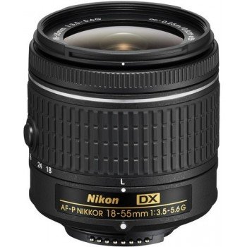 NIKON AF-P DX NIKKOR 18 - 55 mm F/3.5 - 5.6G VR Telephoto Zoom Lens  (Black)