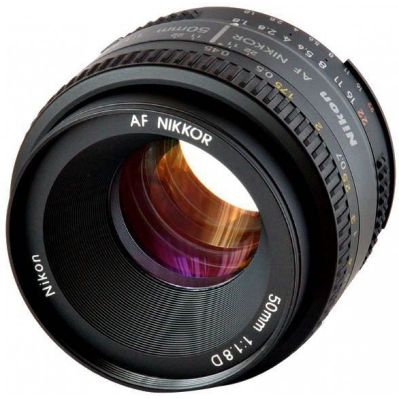 Nikon AF FX NIKKOR 50mm f/1.8D Lens for Nikon DSLR Cameras