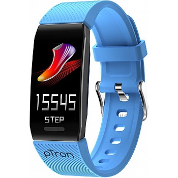 PTron Pulsefit F121  (Blue Strap, Size : Regular)