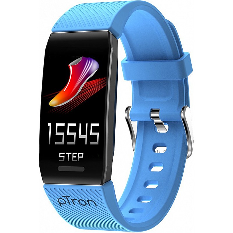 PTron Pulsefit F121  (Blue Strap, Size : Regular)