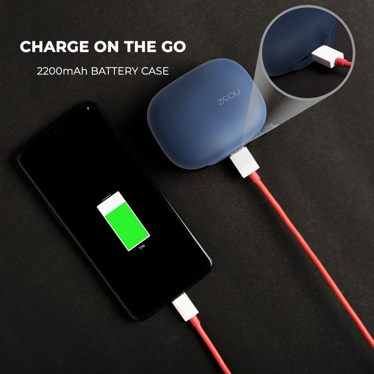 Noise Shots X5 Charge True Wireless Bluetooth (Acid Blue, True Wireless) Noise Shots X5 Charge True Wireless Bluetooth (Acid Blue, True Wireless)