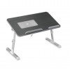 Portronics My Buddy Plus Adjustable Laptop Table with Built in USB Cooling Fan Foldable Legs (Black) Portronics My Buddy Plus Adjustable Laptop Table with Built in USB Cooling Fan Foldable Legs (Black)