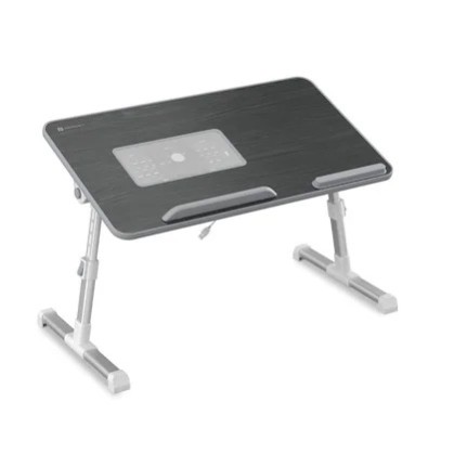 Portronics My Buddy Plus Adjustable Laptop Table with Built in USB Cooling Fan Foldable Legs (Black) Portronics My Buddy Plus Adjustable Laptop Table with Built in USB Cooling Fan Foldable Legs (Black)